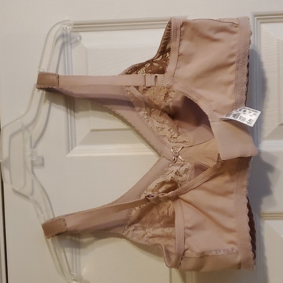 Glamorise Magiclift Cotton Wire Free Support bra 42C nude - Picture 5 of 7